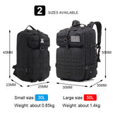 Crazy Fox Waterproof Backpack for Hiking, Camping, Trekking, Hunting 19