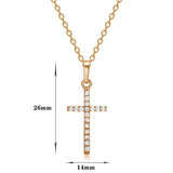 Crystal Cross Necklace