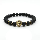 Black Lava Lion Bracelet - Crazy Fox