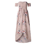Boho Style Long Floral Dress - Crazy Fox