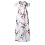 Boho Style Long Floral Dress - Crazy Fox