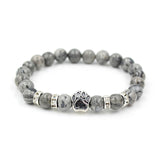 Natural Stone Dog Bracelet - Crazy Fox