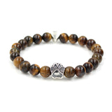 Natural Stone Dog Bracelet - Crazy Fox