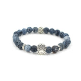 Natural Stone Dog Bracelet - Crazy Fox