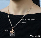 12 Zodiac Signs Necklace - Crazy Fox