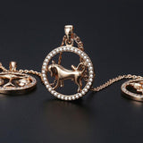 12 Zodiac Signs Necklace with Stones - Crazy Fox