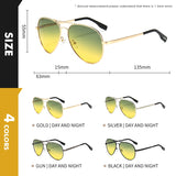 Men's Aviator Polarised Photochromic Sunglasses