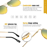 Men's Aviator Polarised Photochromic Sunglasses