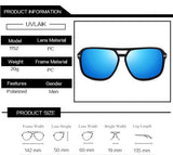 Oversized Retro Men's Sunglasses - Crazy Fox