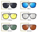 Oversized Retro Men's Sunglasses - Crazy Fox