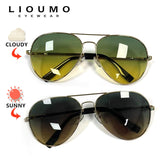 Men's Aviator Polarised Photochromic Sunglasses