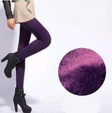 Thick Velvet Elastic Leggings - Crazy Fox