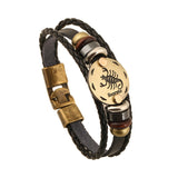 12 Zodiac Signs Bracelet - Crazy Fox
