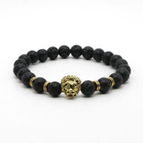 Black Lava Lion Bracelet - Crazy Fox