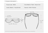 Natural Wood Frameless Lenses Polarised Sunglasses