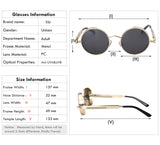 Round Retro Sunglasses - Crazy Fox