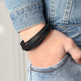 Vintage Leather Bracelet - Crazy Fox