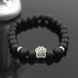 Natural Stone Dog Bracelet - Crazy Fox