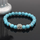 Natural Stone Dog Bracelet - Crazy Fox