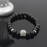 Natural Stone Dog Bracelet - Crazy Fox
