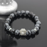 Natural Stone Dog Bracelet - Crazy Fox