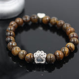 Natural Stone Dog Bracelet - Crazy Fox