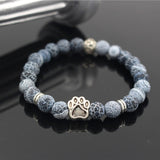 Natural Stone Dog Bracelet - Crazy Fox