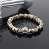 Natural Stone Dog Bracelet - Crazy Fox