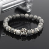 Natural Stone Dog Bracelet - Crazy Fox