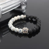 Natural Stone Dog Bracelet - Crazy Fox