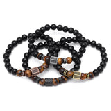 Hexagon Tiger Eye Bracelet - Crazy Fox