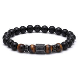 Hexagon Tiger Eye Bracelet - Crazy Fox
