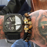 Double Skull Bracelet - Crazy Fox