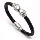 Double Skull Bracelet - Crazy Fox