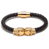 Double Skull Bracelet - Crazy Fox