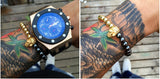 Gold Skull Beads Bracelet - Crazy Fox