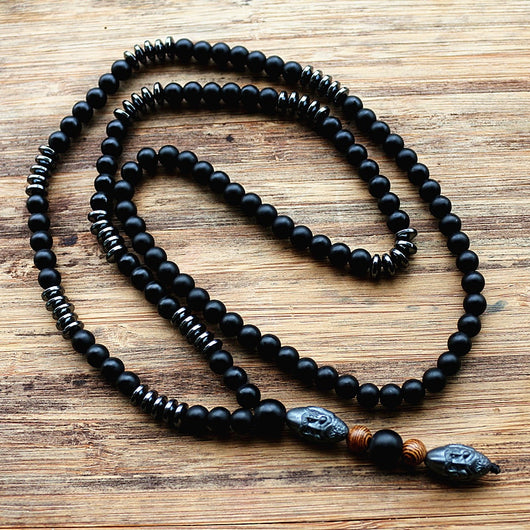 Hematite Bead Healing Necklace - Crazy Fox