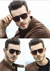 Oversized Retro Men's Sunglasses - Crazy Fox