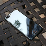 Gradient Blue-Ray Transparent iPhone Case - Crazy Fox