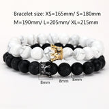 Couple Crown Beads Bracelet - Crazy Fox