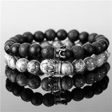 Couple Crown Beads Bracelet - Crazy Fox