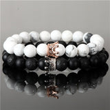 Couple Crown Beads Bracelet - Crazy Fox