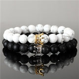 Couple Crown Beads Bracelet - Crazy Fox