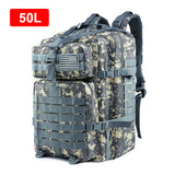 30L/50L Military Tactical Waterproof Backpack for Hiking, Camping, Trekking, Hunting