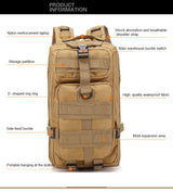 Crazy Fox Waterproof Backpack for Hiking, Camping, Trekking, Hunting 26
