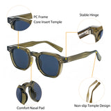 Square Punk Retro Sunglasses