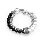 Dual-Colour Beaded Chain Bracelet - Crazy Fox