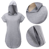 Hooded Women's T-Shirt Plus - Crazy Fox