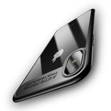 Slim Transparent iPhone X Case - Crazy Fox