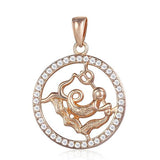 12 Zodiac Signs Necklace with Stones - Crazy Fox
